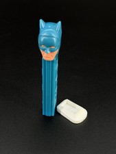 Vintage Batman PEZ No Feet Blue 3.4 Patent 3,410,455 Made in Austria DC Comics picture
