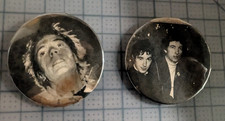 Vintage 70s Punk Rock Pinback Buttons Lot Johnny Rotten Sex Pistols & Buzzcock picture