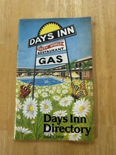 Vintage 1979 Days Inn Directory Motel Travel Guide Map Booklet USA Color picture