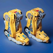 2x Vintage 1991 MMPR POWER RANGERS SABERTOOTH TIGER MEGAZORD LEG PARTS picture