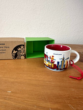 Starbucks You Are Here Collection Warsaw Mug Ornament 2 fl oz w/ Box picture