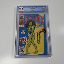 The Sensational She-Hulk #40 CGC 9.2 White Pages Marvel John Byrne picture