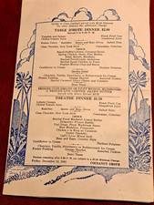 RARE ORIGINAL  1941 COCOANUT GROVE Boston MA   Menu FIRE  PEARL   HARBOR  WWII picture