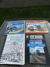 Information Books On 4 Different Vintage Railway Or Train Lines In U.S. picture