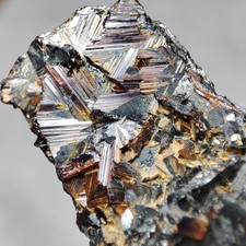 Sagenite Var Rutile Web On Hematite Having Unique Growth-Zagi Mountain,Pk. picture
