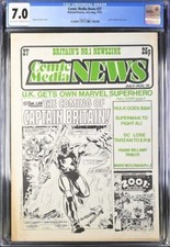 🔴🔥 CGC 7.0 COMIC MEDIA NEWS #27 🔑 1st CAPTAIN BRITAIN 1976 UK X-MEN Excalibur picture