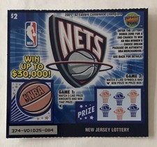 Brooklyn Nets Basketball Team , Instant SV Lottery Ticket , no cash value picture