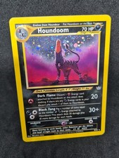 Houndoom Holo 8/64 Neo Revelation LP Pokemon - half swirl  picture
