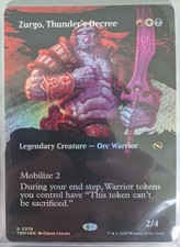 MTG | Zurgo, Thunder's Decree | NM | EN | TDM 0376 | Showcase | FOIL picture