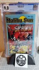 MALIBU SUN #13 CGC 9.0 WHITE PAGES 1ST SPAWN COVER MAY 1992 MODERN 🔑  picture