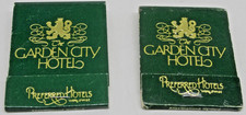 Garden City Hotel Garden City New York FULL Matchbook LOT of TWO (2) picture