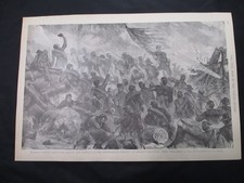 1884 Civil War Print- Battle Above The Clouds, Lookout Mountain, Tennessee picture