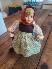 Large Hummel Doll 1990s - Girl in Apple Tree picture