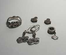 Vintage Harley Davidson jewelry lot 925 sterling silver picture