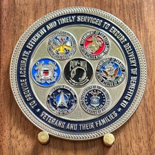 Washtenaw County VA Military Branch POW MIA Veteran Support Challenge Coin 1#39 picture