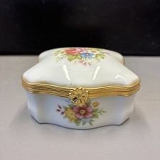 Vintage Artoria Limoges France Rose Floral Box picture