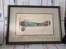 Vintage WWI SPAD XIII Fighter Plane Wall Art Man Cave Show Piece picture