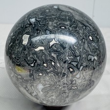 Natural Picasso Jasper Sphere Black Gray Crystal Ball Healing 4800G (10.58LB) picture