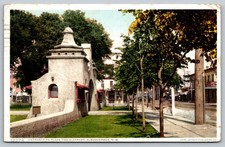 Vintage 1912 Albuquerque NM Alvarado Plaza Entrance Postcard picture