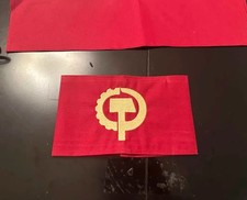 Communist Party USA Logo CPUSA American Hammer Sickle Gear Armband Mint picture