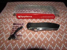 SPYDERCO Gayle Bradley 2 C134CFP2, CPM M4, Carbon Fiber, Ti Hardware, RARE, BNIB picture