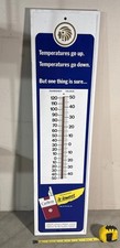 Vintage 1991 Carlton Cigarettes 28x7” Vertical Wall Thermometer Ad by Stout Sign picture