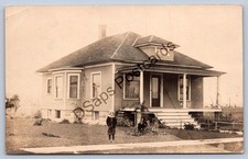 K54/ Chesterton Indiana RPPC Postcard c1910 Home Residence Child 403 picture