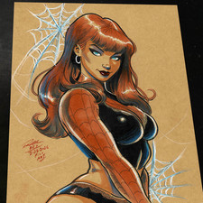 Mary Jane Watson Art Print Signed 8.5x11 | Art by Keyeske picture