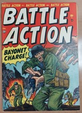 Battle Action #1 VG/FN 5.0 1952 Atlas war picture