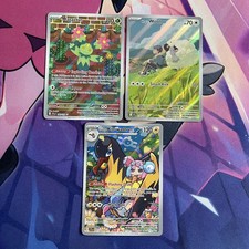 Pokemon TCG | Journey Together /159 English Illustration Rare X3 Card Bundle picture