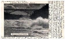 Niagara Falls NY Landscape 1904 Posted Undivided Back Vintage Postcard-K2-228 picture