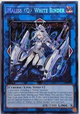 Yugioh - Maliss Q White Binder - MP25-EN126  - Prismatic Secret Rare -NM/M picture