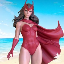 1:6 Scarlet Witch Marvel Fan Art UNPAINTED Resin Garage Kit picture