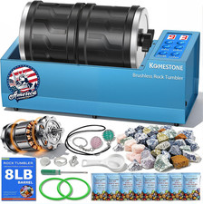 G2 Dual-Barrel Professional Rock Tumbler Kit, 8LB for Adults picture