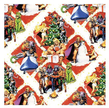 Vintage-Style Masters of the Universe Gift Wrap by Earl Norem He-man & She-Ra picture
