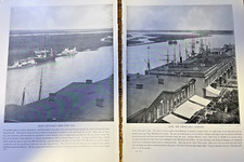 1912 Vintage Illustration Waterfront At Savannah Georgia 1865 Georgia Central RR picture