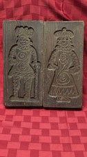 Vintage Wooden Dutch Folk Art Cookie Mold Spiced Cookie, Springerle, 11,24