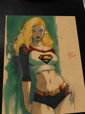 Superwoman Art Print Signed 8.5x11 | Art by Keyeske picture