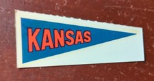 Very RARE Old Vintage Transfer Decal Pennant 3