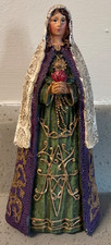 ~BEAUTIFUL VINTAGE OUR LADY OF ROSA MYSTICA FIGURINE 7 5/8