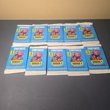 10 NIP 2019 Panini Series 1 FortNite Trading Cards. 6 Cards Epic Games 60 cards picture