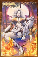 Lady Death Devotions #1 Genie Variant. NSFW, NM. Coffin comics 2026. Serialized picture