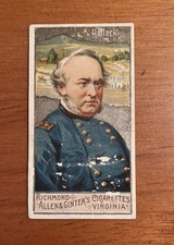 1888 Allen & Ginter Great Generals Tobacco N15 Henry Halleck Civil War General picture