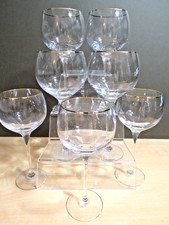 Set-7 Lenox Gold Eternal Water Goblet Glasses Dimension Shape Crystal  8-3/4