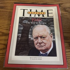 1999 Time Magazine - Time Capsule of 1949 The Year in Review~Winston Churchill picture