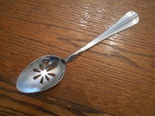 Pfaltzgraff Stainless 18/0 LEGACY Pattern Slotted Table Serving Spoon 4052 picture