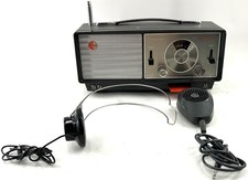 Rare GE 1966 Y7060 AM/CB Transistor w/ Accessories - Powers On - READ picture