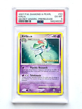 Pokemon Kirlia 53/132 - PRERELEASE - PSA 6 picture