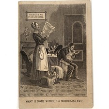 Whats Home Without Mother In Law Great Atlantic Pacific Tea Victorian Trade Card picture