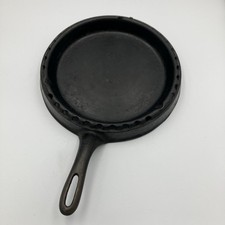 Antique 1893 Odorless 8 Cast Iron Skillet Pan Pre Griswold | Chip Cracks READ picture